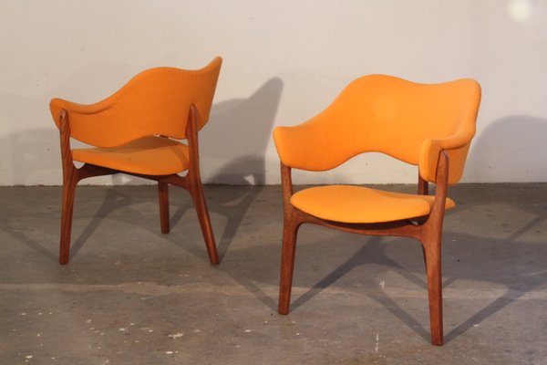 Model Napoli Chairs by Kjell Hjall and Bjarne Stave, 1950s, Set of 2-QNP-2016202