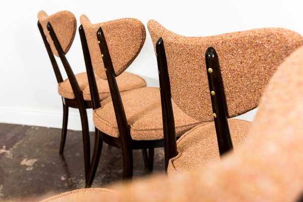 Model No. 124 Dining Chairs by Helena & Jerzy Kurmanowicz, 1960s, Set of 5-IXL-1745385