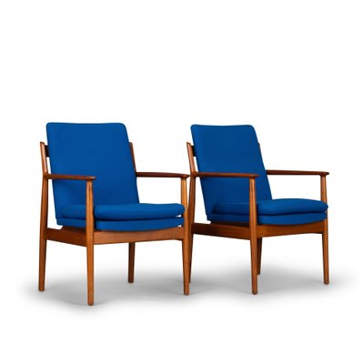 Model No. 341 Armchairs by Arne Vodder for Sibast, 1970s, Set of 2-GWD-1009316