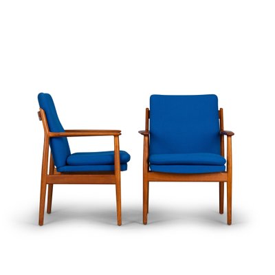 Model No. 341 Armchairs by Arne Vodder for Sibast, 1970s, Set of 2-GWD-1009316