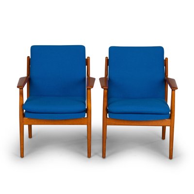 Model No. 341 Armchairs by Arne Vodder for Sibast, 1970s, Set of 2-GWD-1009316