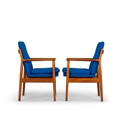 Model No. 341 Armchairs by Arne Vodder for Sibast, 1970s, Set of 2-GWD-1009316