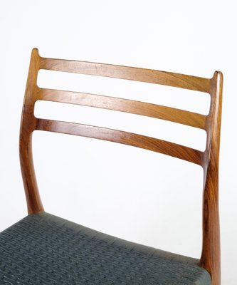 Model No 78 Dining Chairs by N. O. Møller, 1960, Set of 8-UY-1368591