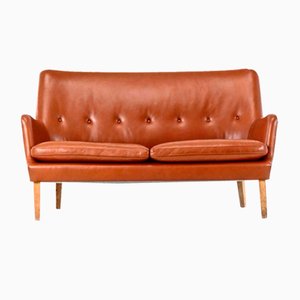 Model of 53 Sofa in Cognac Leather by Arne Vodder, 1953-DZY-1777147