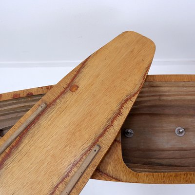 Model of Wooden Boat Hull on Metal Base-NYF-2019199