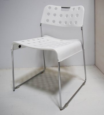 Model Omkstack Steel Chair by Rodney Kinsman for Bieffeplast, Italy, 1970s-WF-1088093