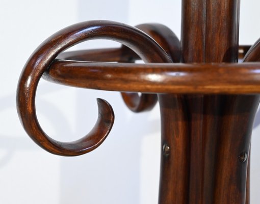 Model Parrot N ° 10.401 Coat Rack in Beech from Thonet, 1920s-RVK-1724895