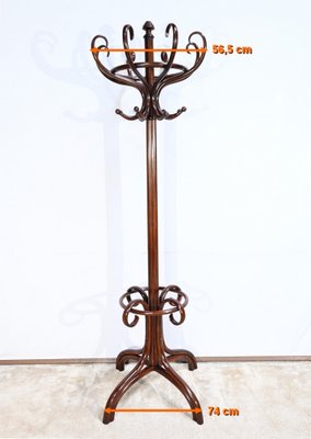 Model Parrot N ° 10.401 Coat Rack in Beech from Thonet, 1920s-RVK-1724895