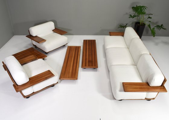 Model Pianura Living Room Set Mario Bellini for Cassina, Italy, 1971, Set of 8-TE-1738101