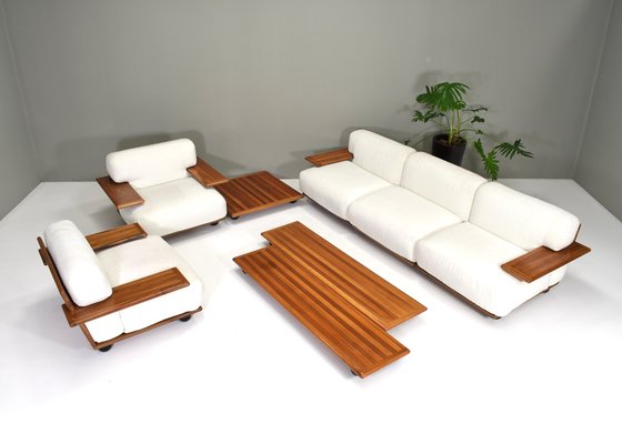 Model Pianura Living Room Set Mario Bellini for Cassina, Italy, 1971, Set of 8-TE-1738101