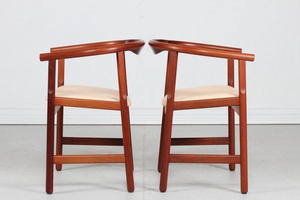 Model PP 203 Armchairs in Mahogany by Hans J. Wegner for PP Møbler, 1970s, Set of 2-QQ-1780734