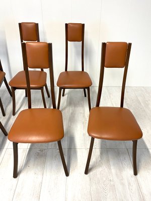 Model Programma S11 Dining Chairs by Angelo Mangiarotti, Set of 6-NWG-1174925