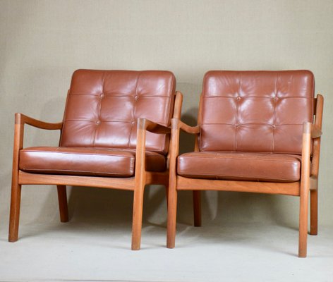 Model Senator Armchair by Ole Wanscher for France & Søn, Set of 2-RNM-951290