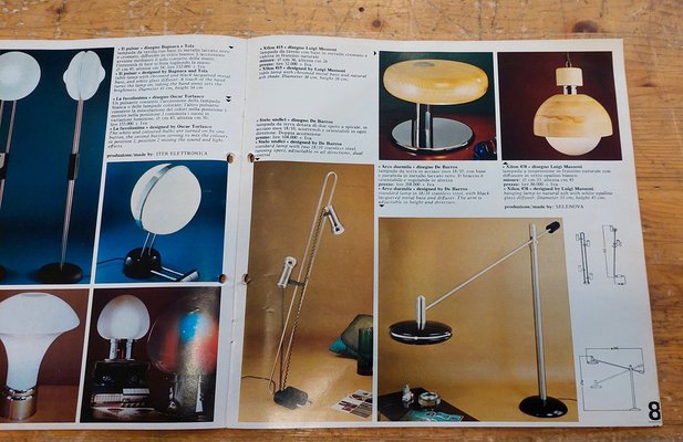 Model Stelo Undici Floor Lamp by Barros, Selenova, Italy, 1970s-QZZ-1798665