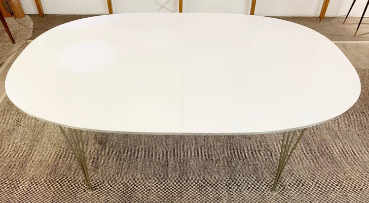 Model Super Ellipse Table by Arne Jacobsen Piet Hein and Bruno Mathsson for Fritz Hansen-FGA-1323556