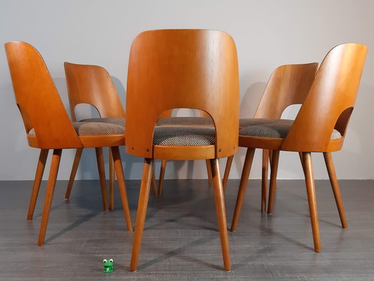 Model TON515 Chairs by Oswald Haerdtl, 1955, Set of 6-EYI-2041237