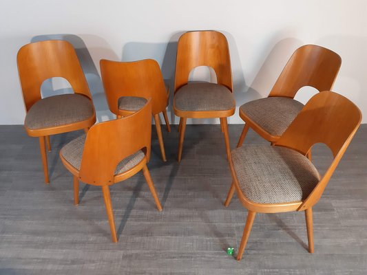 Model TON515 Chairs by Oswald Haerdtl, 1955, Set of 6-EYI-2041237