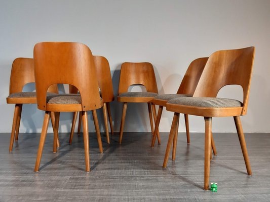 Model TON515 Chairs by Oswald Haerdtl, 1955, Set of 6-EYI-2041237