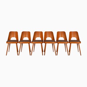 Model TON515 Chairs by Oswald Haerdtl, 1955, Set of 6-EYI-2041237