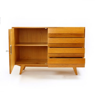 Model U 460 Sideboard in Oak by Jiří Jiroutek for Interier Praha, 1960s, Set of 3-UL-1724208