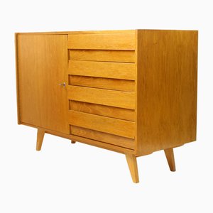 Model U 460 Sideboard in Oak by Jiří Jiroutek for Interier Praha, 1960s, Set of 3-UL-1724208