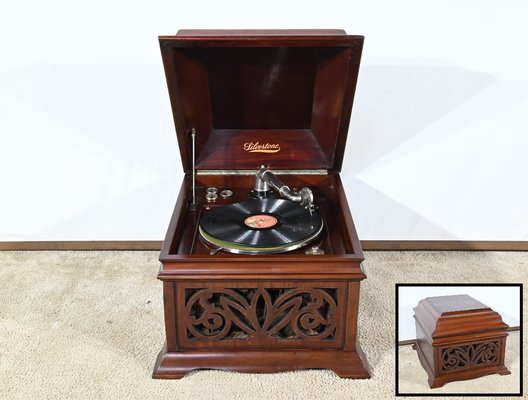 Model VII Phonograph in Mahogany from Silvertone, 1920s-RVK-1819248