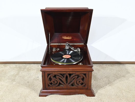 Model VII Phonograph in Mahogany from Silvertone, 1920s-RVK-1819248