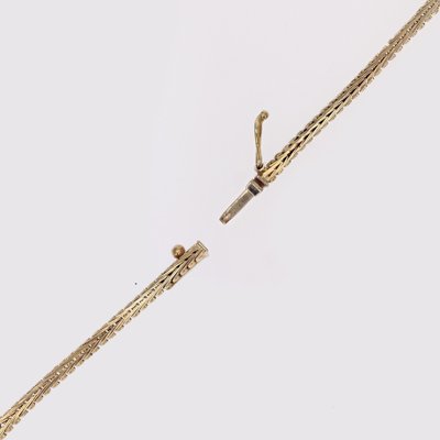 Modern 14 Karat Yellow Rose Grey Gold Bracelet, 2010s-OLU-1798518