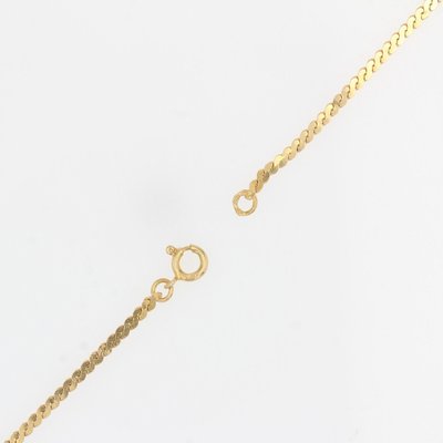 Modern 18 Karat Yellow Gold Mesh Chain-OLU-1342976