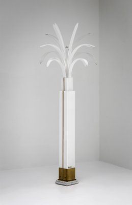 Modern Acrylic Palm Tree Floor Lamp by Theo Verhulst, Belgian, 1982-CF-1406558