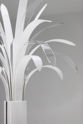 Modern Acrylic Palm Tree Floor Lamp by Theo Verhulst, Belgian, 1982-CF-1406558