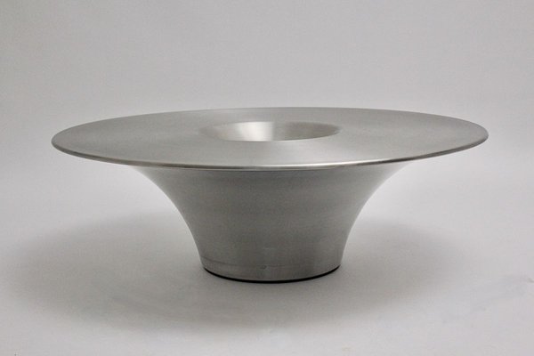 Modern Aluminum Stainless Steel Coffee Table by Yasuhiro Shito for Cattelan, 2000s-NB-801561