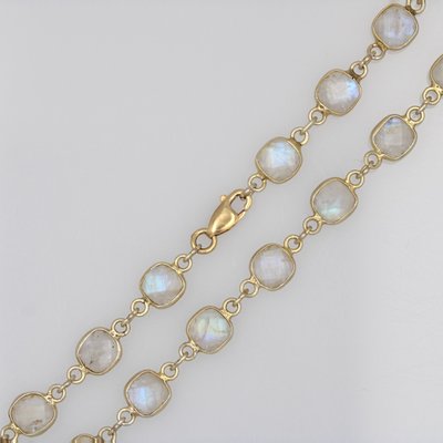 Modern Baume Creation Moonstones Vermeil Necklace, 2023-OLU-1731246