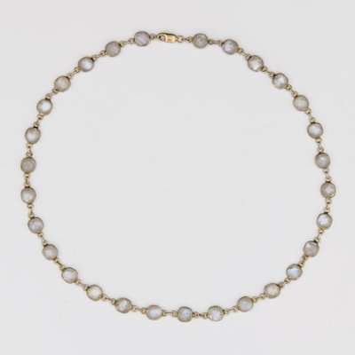 Modern Baume Creation Moonstones Vermeil Necklace, 2023-OLU-1731246