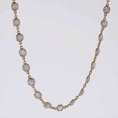 Modern Baume Creation Moonstones Vermeil Necklace, 2023-OLU-1731246