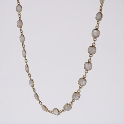 Modern Baume Creation Moonstones Vermeil Necklace, 2023-OLU-1731246