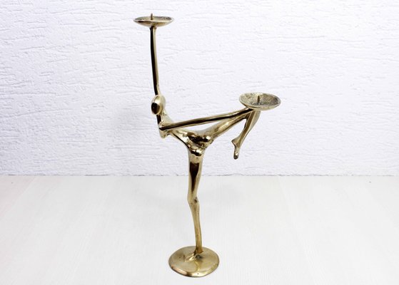 Modern Brass Candleholder, 1970s-BQF-1776195