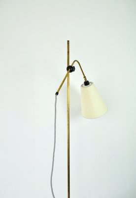 Modern Brass Floor Lamp with Adjustable Arm & Head, 1970s-HPQ-1286429