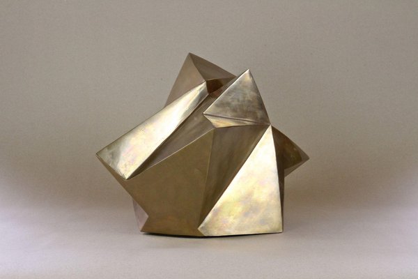 Modern Bronze Crystal Sculpture by M. Treml, Austria, 2019-TQA-1419936