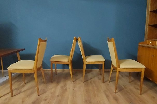 Modern Chairs, Denmark, 1950s, Set of 4-KDW-1752638