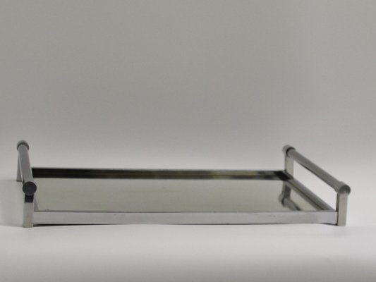 Modern Chromed Tray by Jacques Adnet, 1930s-SY-1767945