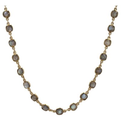 Modern Creation Labradorites Vermeil Necklace from Baume-OLU-1732552