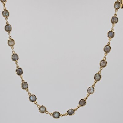 Modern Creation Labradorites Vermeil Necklace from Baume-OLU-1732552