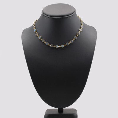 Modern Creation Labradorites Vermeil Necklace from Baume-OLU-1732552