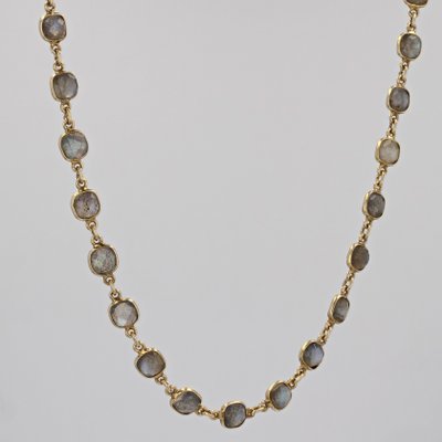 Modern Creation Labradorites Vermeil Necklace from Baume-OLU-1732552