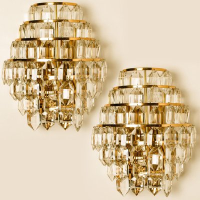 Modern Crystal Glass Wall Sconce from Bakalowits & Söhne, 1960s-VDW-993084