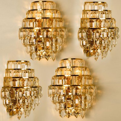 Modern Crystal Glass Wall Sconce from Bakalowits & Söhne, 1960s-VDW-993084