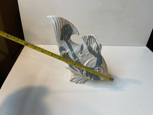 Modern Danish Glazed Stoneware Koi Fish by Aage Würtz, 1970s-LCR-2043245