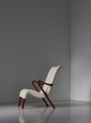 Modern Danish Lounge Chair Model No.56 attributed to Slagelse Furniture Works, 1940s-WRF-1738204