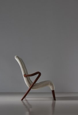 Modern Danish Lounge Chair Model No.56 attributed to Slagelse Furniture Works, 1940s-WRF-1738204